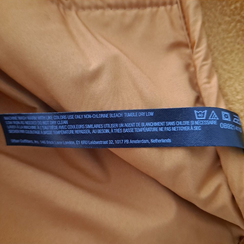 Free People Mustard Yellow Sherpa Jacket - Picture 14 of 15